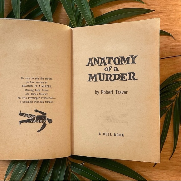 VINTAGE 1959 Paperback – Anatomy of a Murder by Robert Traver - Picture 6 of 8